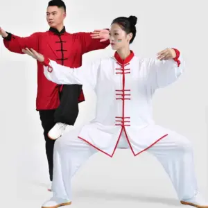 Tai Chi Suit New Women and Men Martial Arts Set Kung Fu Uniform Wushu Performance Costume Morning Exercise Unisex Clothes