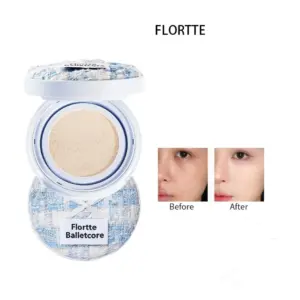 FLORTTE Balletcore Foundation Air Cushion Cream Ballet Breathable Cream Air Cushion Foundation Makeup Cosmetics